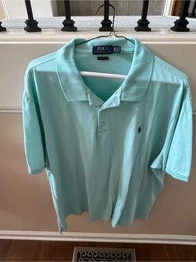 Polo by Ralph Lauren XXL Men's Mint Green Classic Polo Shirt
